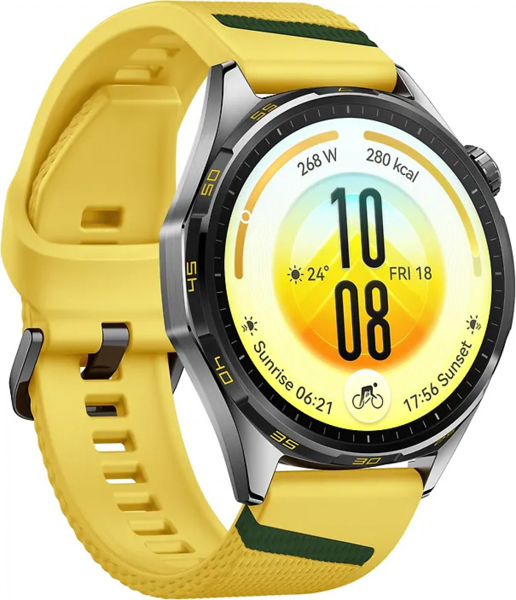 Смарт часовник Huawei Watch GT 7 &nbsp;Atum-B39FY Yellow and Green Fluoroelastomer